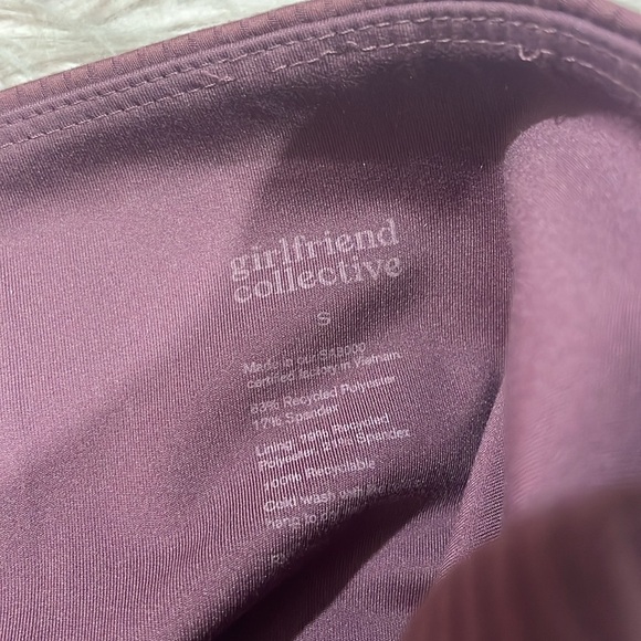 Girlfriend Collective Goji Ribbed High Rise Compression Leggings - Picture 3 of 8